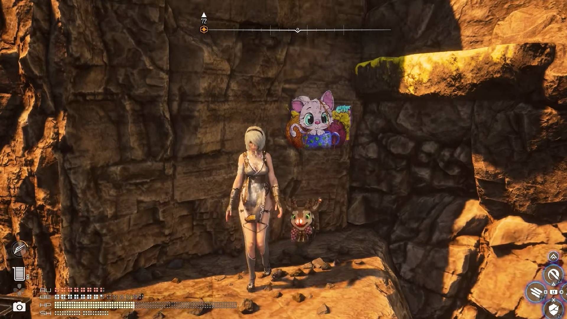 Graceful Cat location (Image via Shift Up || YouTube@Darkhowl Gaming)